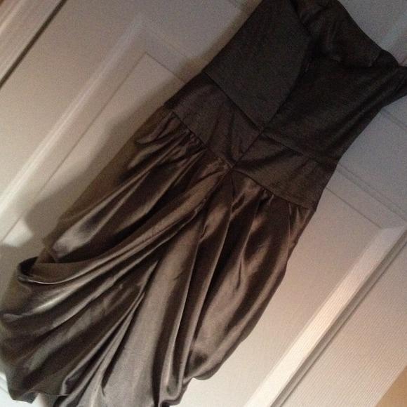 Dark silver homecoming/prom/special occasion dress - Picture 2 of 4