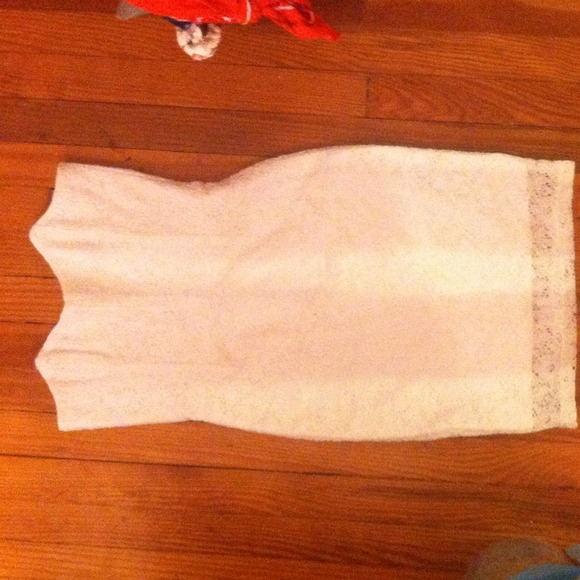 Strapless lace dress - Picture 1 of 1