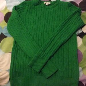 Green sweater