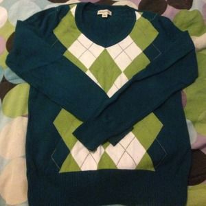 Oxford style sweater