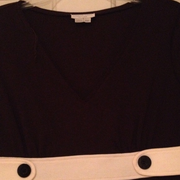 Brown/cream dress for women - Picture 3 of 3