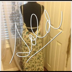 Sold!! Brandy Melville floral maxi dress