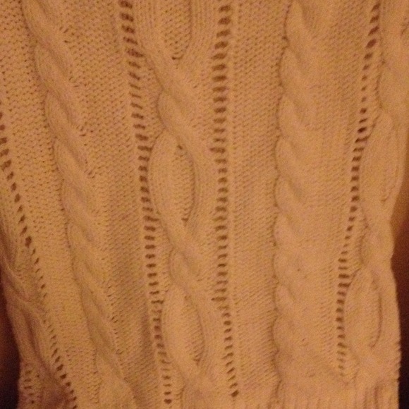 White knit holiday sweater - Picture 2 of 2