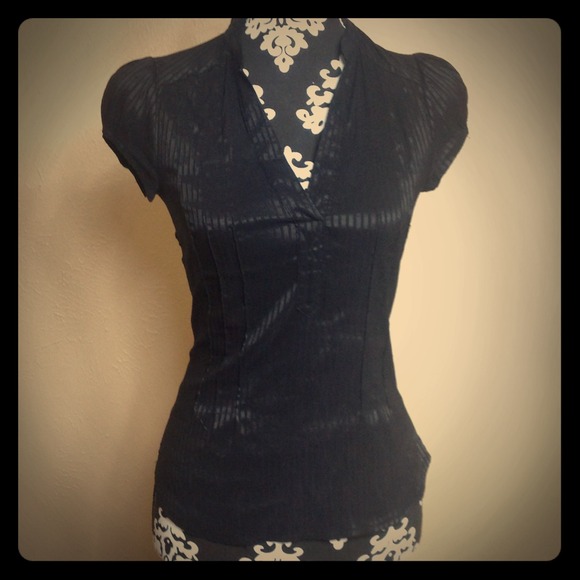 Cap Sleeve Fitted Top