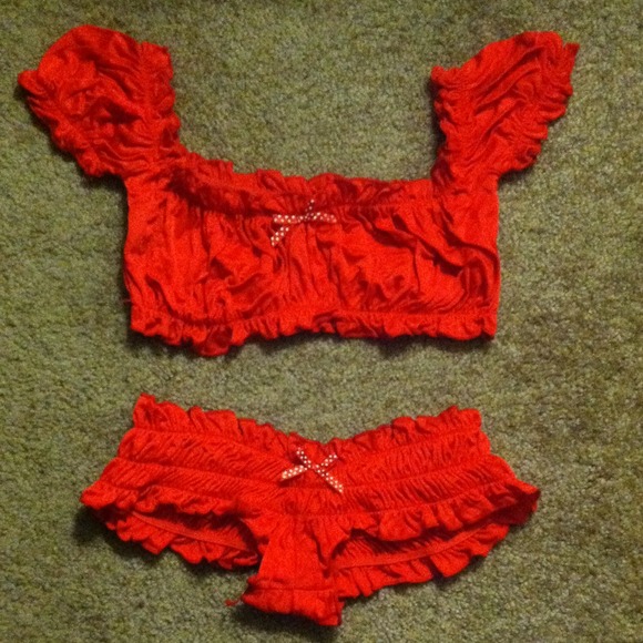 SOLD SOLD SOLD Red lingerie