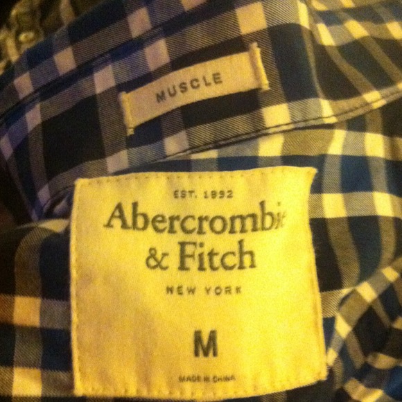Abercrombie flannel dress shirt( mens!!) - Picture 2 of 4