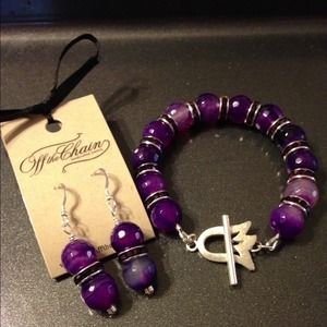 Purple Faceted Agate