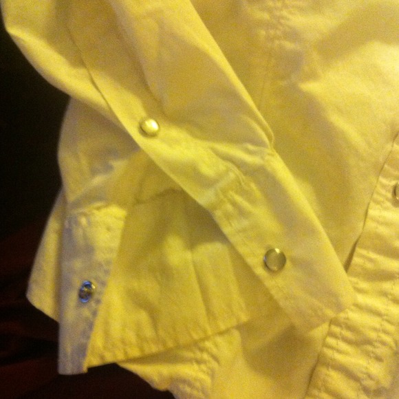 American rag mens white dress top! - Picture 3 of 4