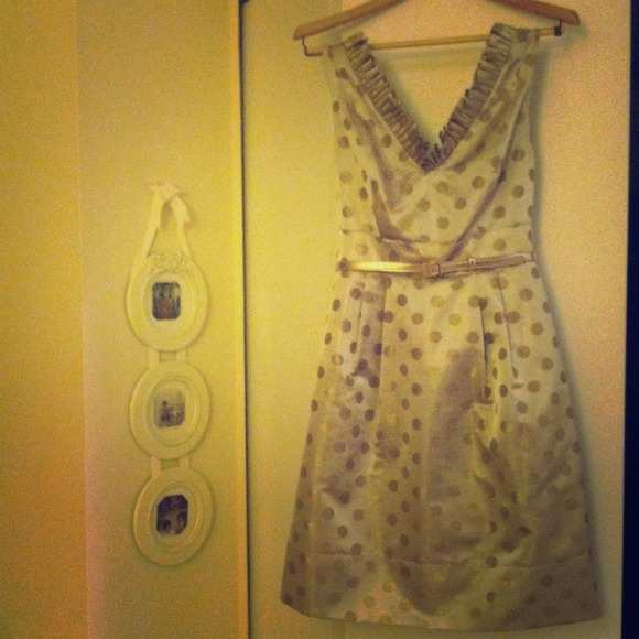 Gorgeous champagne cocktail dress