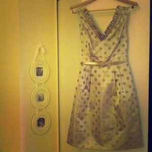 Gorgeous champagne cocktail dress