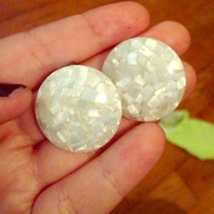 Vintage clip on earrings!