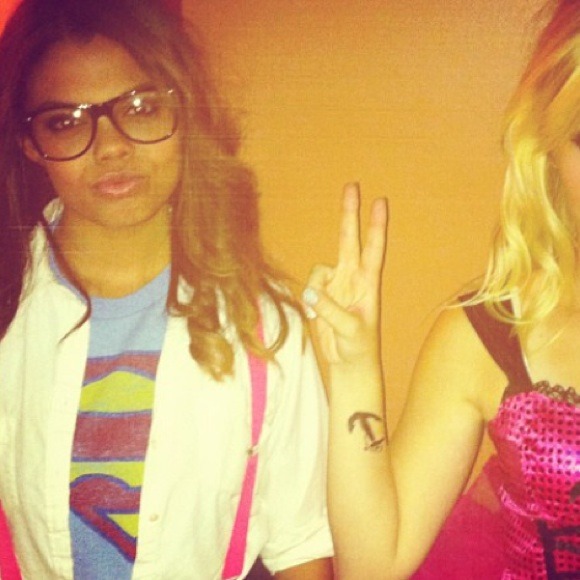 Nerd Gear! Nerd glasses and pink suspenders!