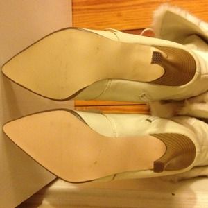 Shoes - Knee High Stiletto Fur Boots Shoes - Knee High Stiletto Fur Boots