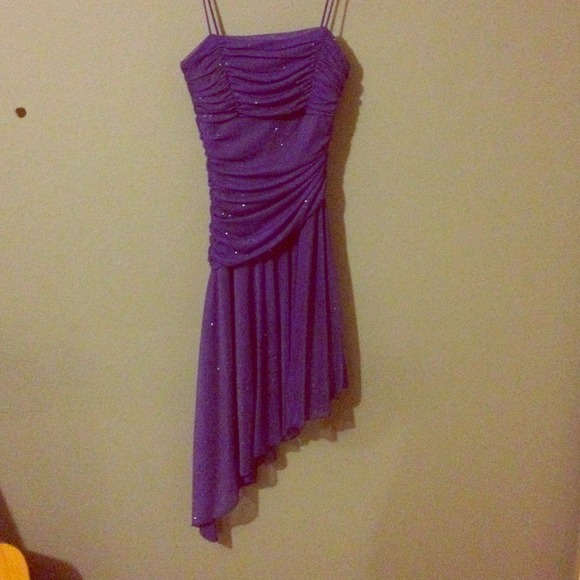 Purple Sparkly Dress