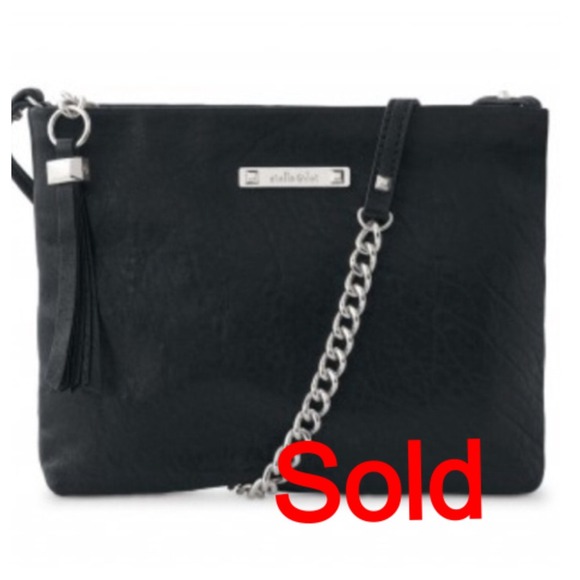 SOLD! Stella & Dot Lafayette Lambskin cross body.