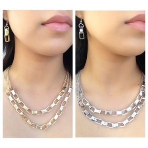 Two set neckless gold / silver