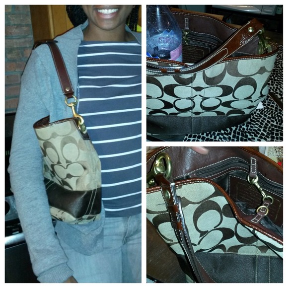 Authentic Beautiful Coach Bucket Like New - Picture 2 of 4