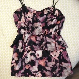 💜 Silky Ruffle top 💢Clearance💢