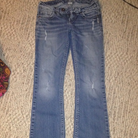 Silver jeans