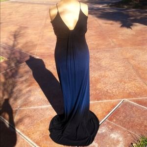 Stunning Blue Ombre Flowing Dress