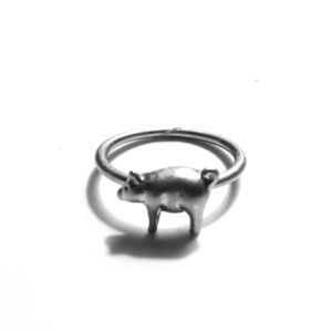 Madewell gold pig ring brandy melville zara