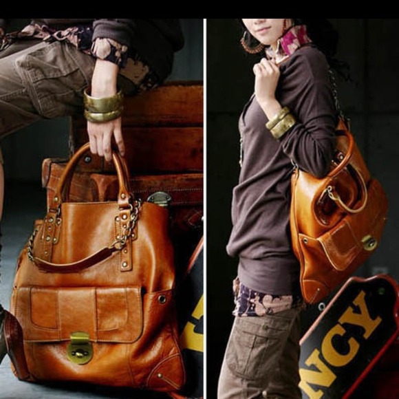 Beautiful leather tote