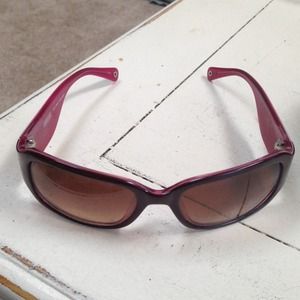 Magenta Coach sunglasses
