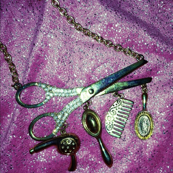 Gold Cosmetology Charm Necklace 💋 - Picture 2 of 2