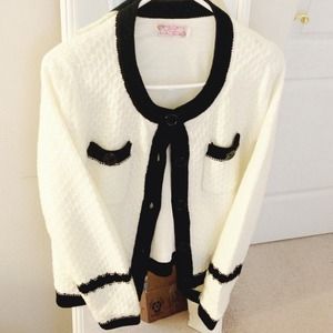 Black & White Cardigan