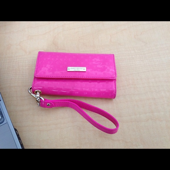 Kate spade wallet phone case for iPhone 5😍😍