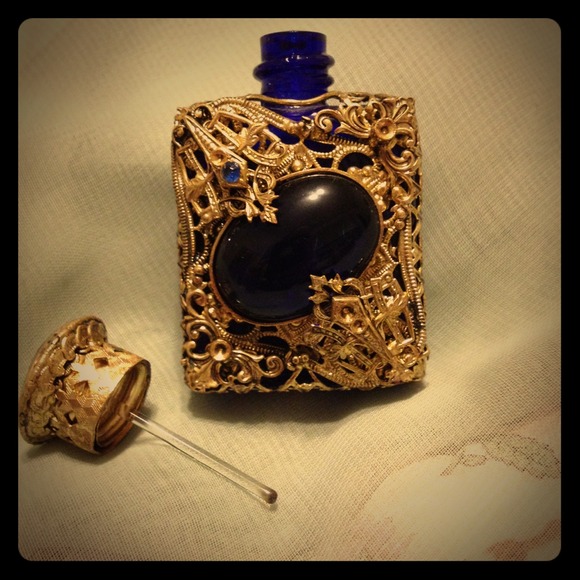 Beautiful delicate perfume bottle