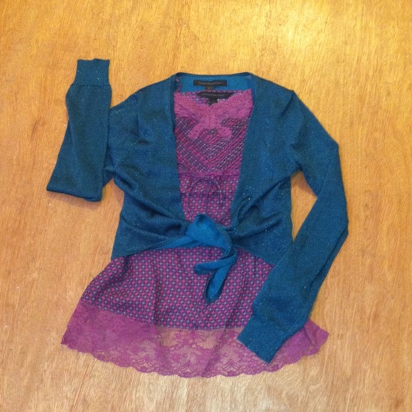 DONATING 8/16!🎁BOGO🎁 Cute tie front shrug! - Picture 4 of 4