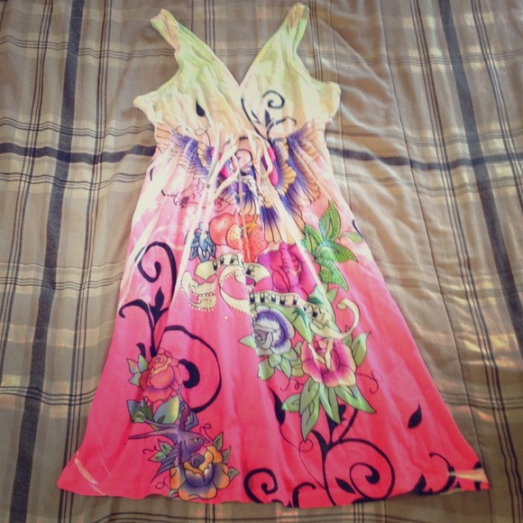 Ed hardy sun dress