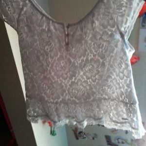 ABERCROMBIE AND FITCH WHITE FLORAL SHIRT