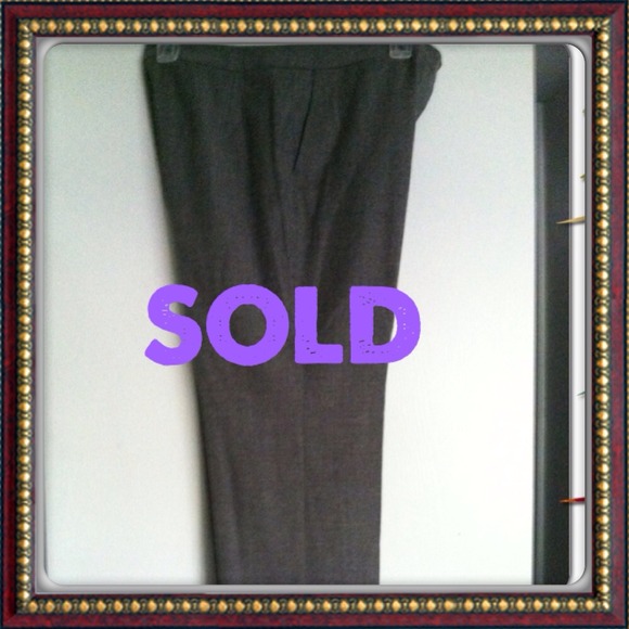 **SOLD** TALBOTS Petites Gray wool trousers 12P