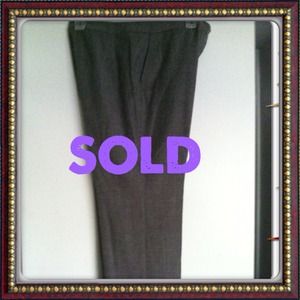 **SOLD** TALBOTS Petites Gray wool trousers 12P