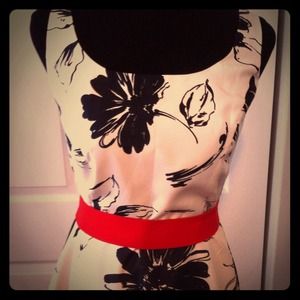 Black & White Floral Dress