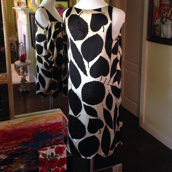 Whiley beaded black and light gold dress NWOT - Picture 2 of 4