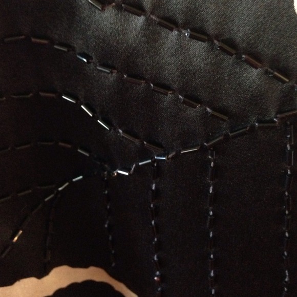 Whiley beaded black and light gold dress NWOT - Picture 3 of 4