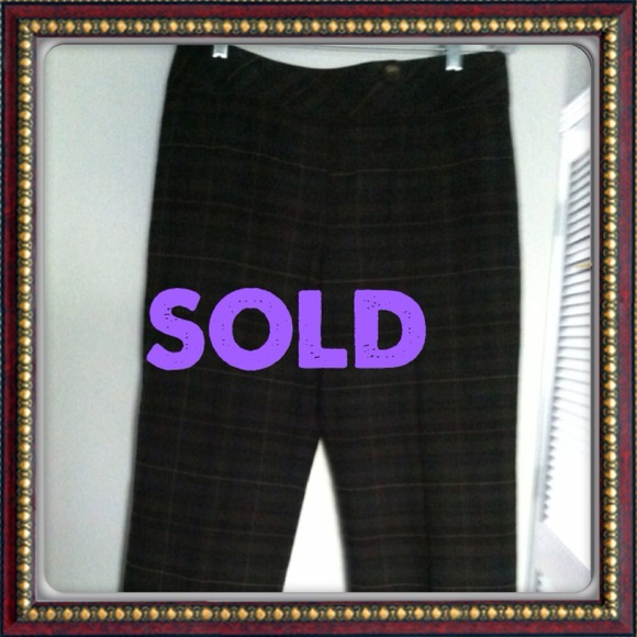**SOLD** TALBOTS PETITES Plaid Wool Lined Pants