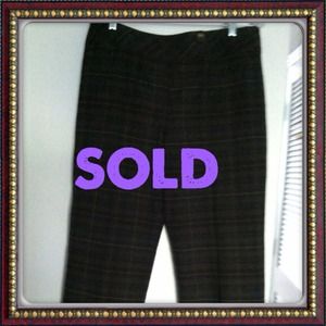 **SOLD** TALBOTS PETITES Plaid Wool Lined Pants