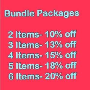 🎉👏🌸 Bundle Sale EveryOne! 🌺🎊🎈❤️💚💜💛💛