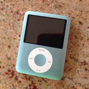 Blue ipod mini