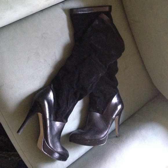 Ninewest tall black boots