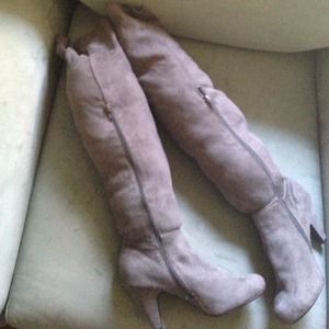 Knee high tall boots