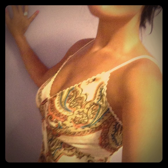 Paisley bandana fitted sexy dress