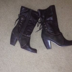 Dark Brown Fab Boots