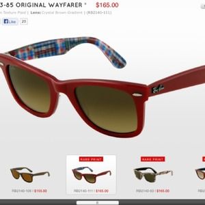 Ray-Ban Sunglasses ***RARE PRINT!!!!***