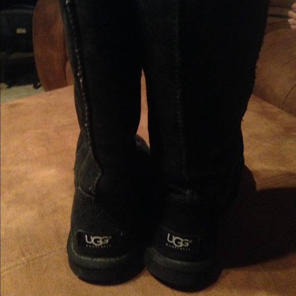 Black ugg tall boots size 6