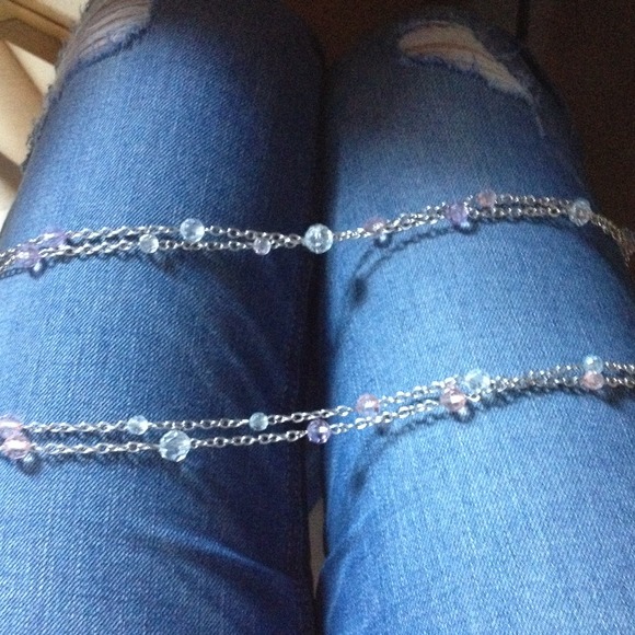 Double chained long necklace - Picture 1 of 1